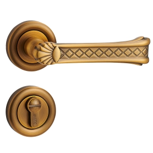 Door Euro Handle PALERMO for Magnetic Lock, Bronze, Privacy