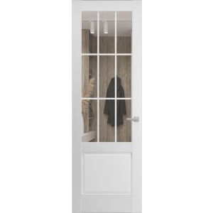 Hidden Door | Felicia 3599 White Silk Concealed Metal Frame 18" x 80" Left-hand Inswing