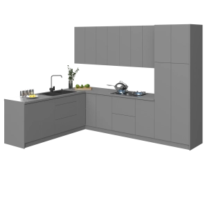Kitchen Harmony Collection Gray Color Base Size 8x10Ft Wide
