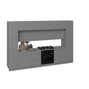 Kitchen Luxe Collection Gray Color Base Size 12Ft Wide