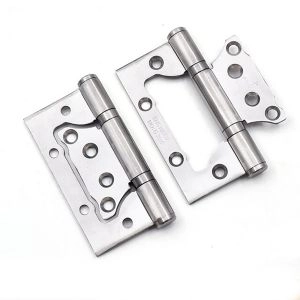 Non-mortised Hinges for Door 2 PCS Silver