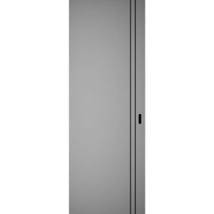 Hidden Barn | Planum 0016 Matte Grey | Sturdy Finished Flush Modern Doors | Magic Concealed Sliding Set 28" x 80"