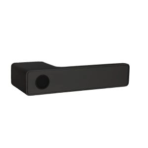 Interior Door Smart Fingerprint Euro Handle MONACO for With Lock, Black, ENTRY