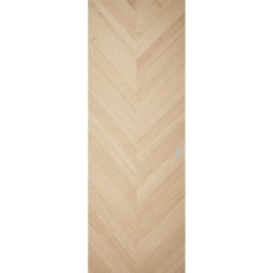 Hidden Barn | Ego 5005 Natural Oak | Wood Veneer Doors | Magic Concealed Sliding Set | 30" x 80"
