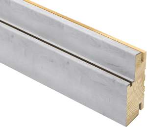Wooden Door Frame (Jamb) for Swing Doors Nordic White Color-18" x 84"