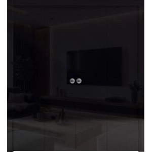 Sliding Closet Double Bi-fold Doors 72 x 80 inches | Planum 0010 Gloss Black | Tracks Trims Hardware Set | Wood Solid Bedroom Wardrobe Doors