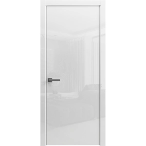 Interior Door 18 x 80 inches | Planum 0010 Gloss White | Single Regular Panel Frame Handle | Bathroom Bedroom Doors