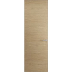 Hidden Door | Planum 0010 Natural Veneer Concealed Metal Frame 32" x 96" Left-hand Inswing
