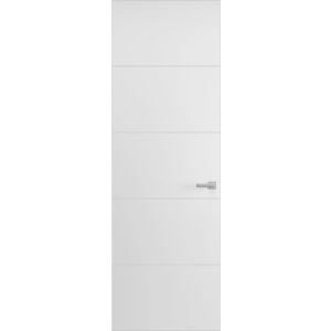 Hidden Door | Planum 0020 White Silk Concealed Metal Frame 18" x 80" Left-hand Inswing