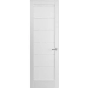 Hidden Door | Quadro 4115 White Silk Concealed Metal Frame 18" x 80" Left-hand Inswing