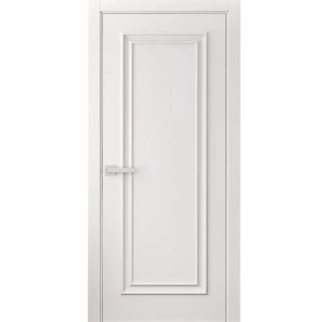 Interior Door 18 x 80 inches | ROYAL 9811 White Enamel | Single Regular Panel Frame Handle | Bathroom Bedroom Doors
