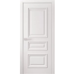Interior Door 18 x 80 inches | ROYAL 9833 White Enamel | Single Regular Panel Frame Handle | Bathroom Bedroom Doors