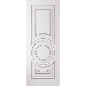Slab Door Panel 18 x 80 inches | ROYAL 9855 White Enamel | Bathroom Bedroom Doors