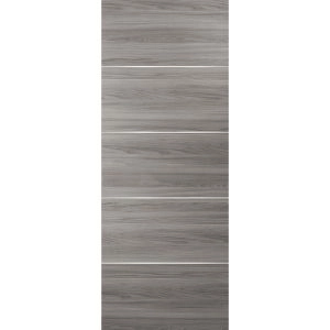 Slab Barn Door Panel | Planum 0020 Ginger Ash | Sturdy Finished Flush Modern Doors | Pocket Closet Sliding