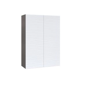 W3042 Wall Cabinet-Double Door-with White Gloss 3D door