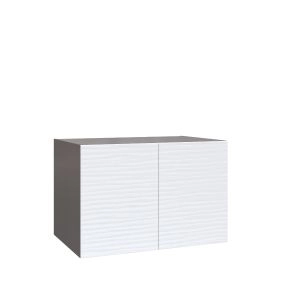 W362424 Wall Cabinet-Double Door-with White Gloss 3D door