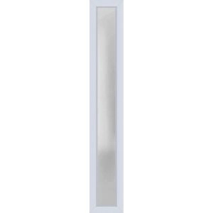 Metal-Plastic Side Lite for Entry Door White-14" x 82"