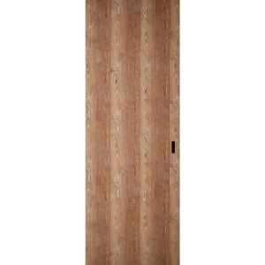 Hidden Barn | Planum 0010 Walnut | Sturdy Finished Flush Modern Doors | Magic Concealed Sliding Set 28" x 80"