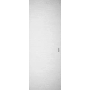Hidden Barn | Ego 5000 Painted White Oak Oak | Wood Veneer Doors | Magic Concealed Sliding Set | 28" x 80"