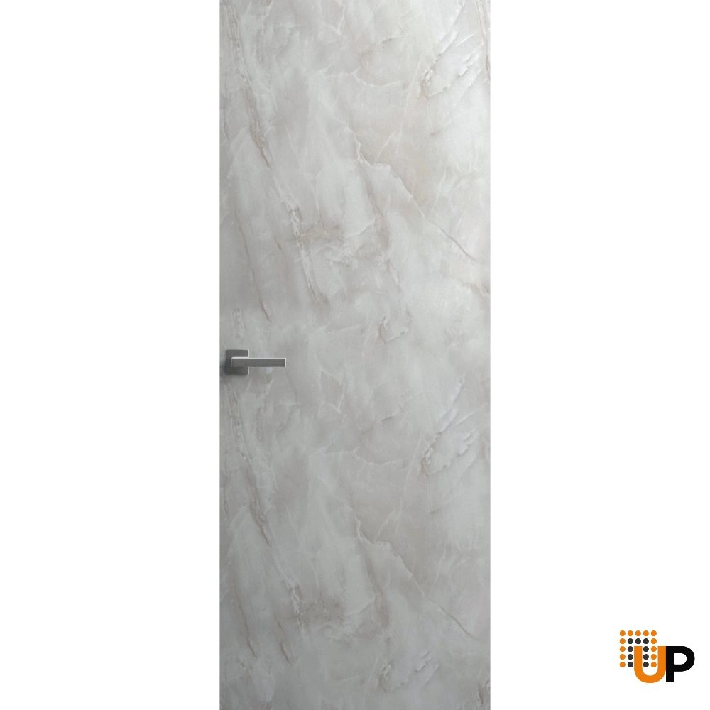 Single solid wood with honeycomb swing modern interior hidden door | Planum 0010 Onyx | 24 x 80 photo#1
