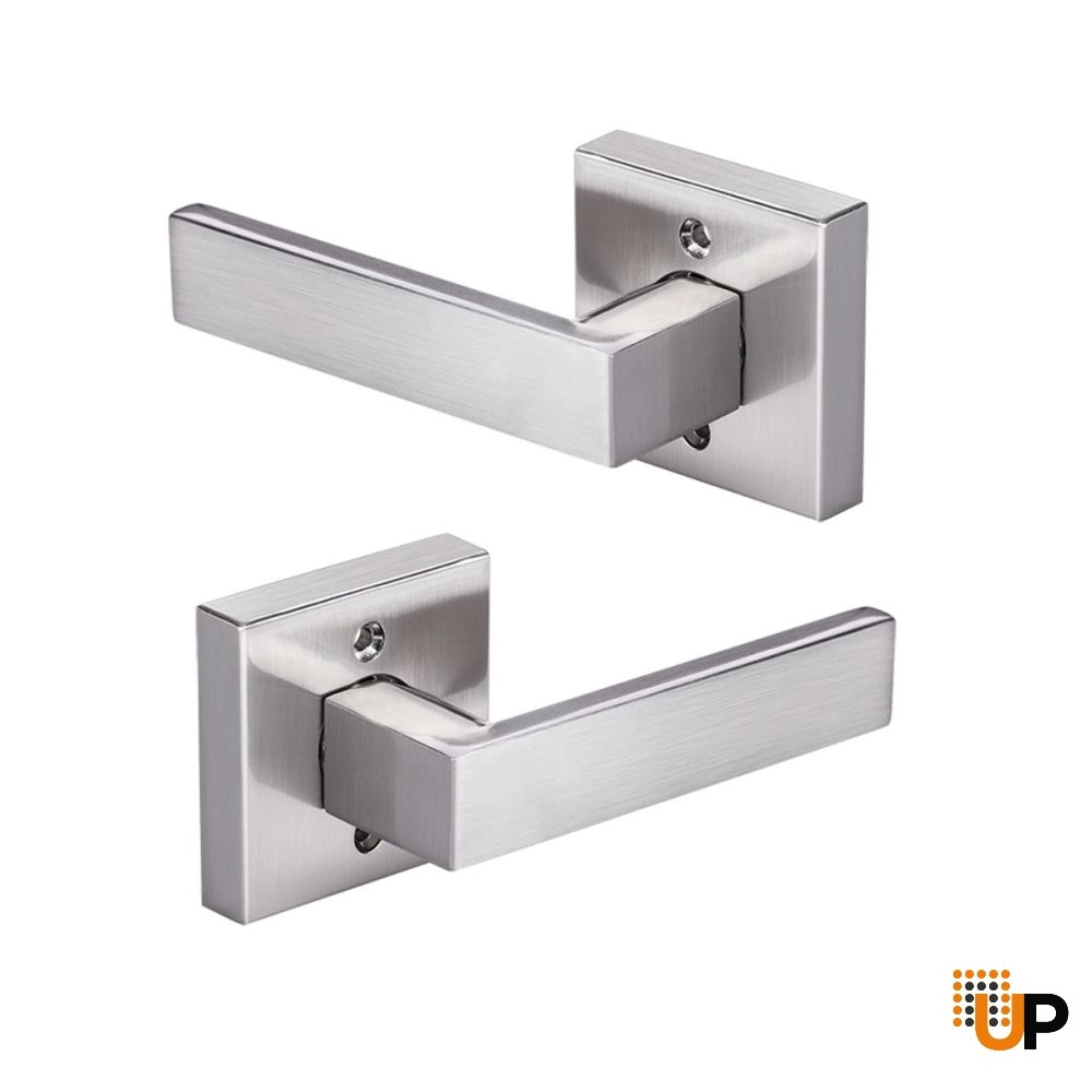 Modern Square Handle-Brushed Nickel Dummy 2 pack photo#1