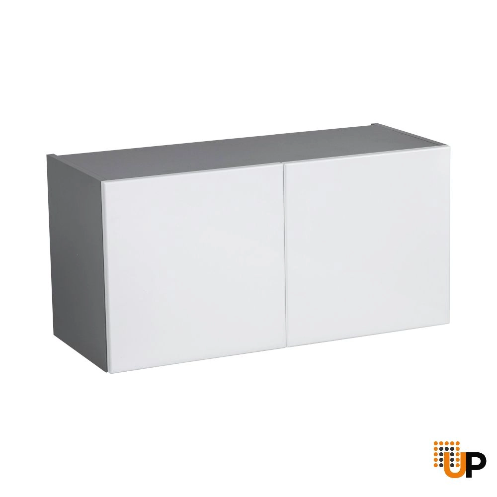 36" x 18" x 24" Refrigerator Wall Cabinet-Double Door-with White Gloss door photo#1
