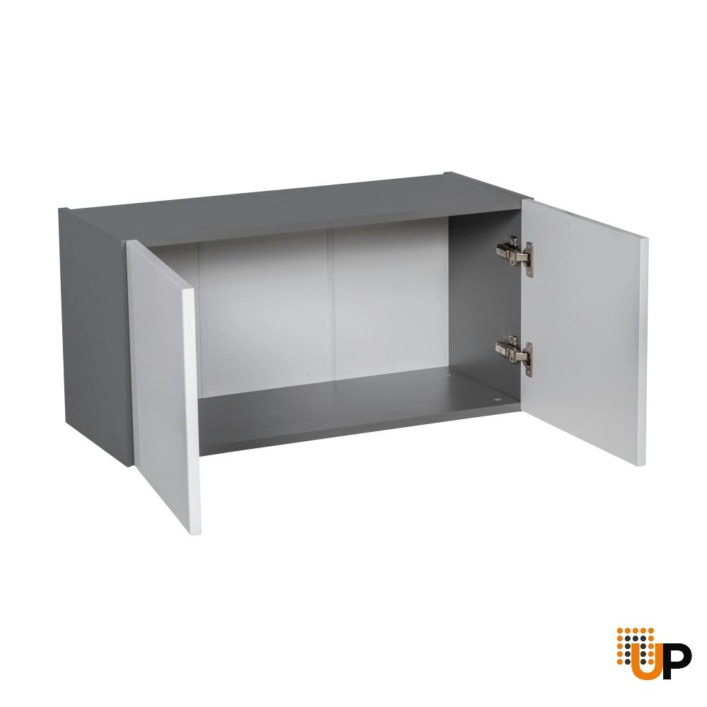 36" x 18" x 24" Refrigerator Wall Cabinet-Double Door-with White Gloss door photo#2