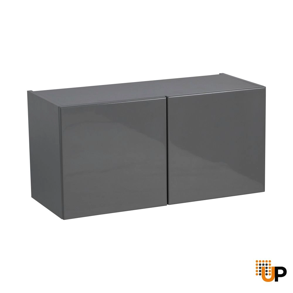 36" x 18" Wall Cabinet-Double Door-with Grey Gloss door photo#1