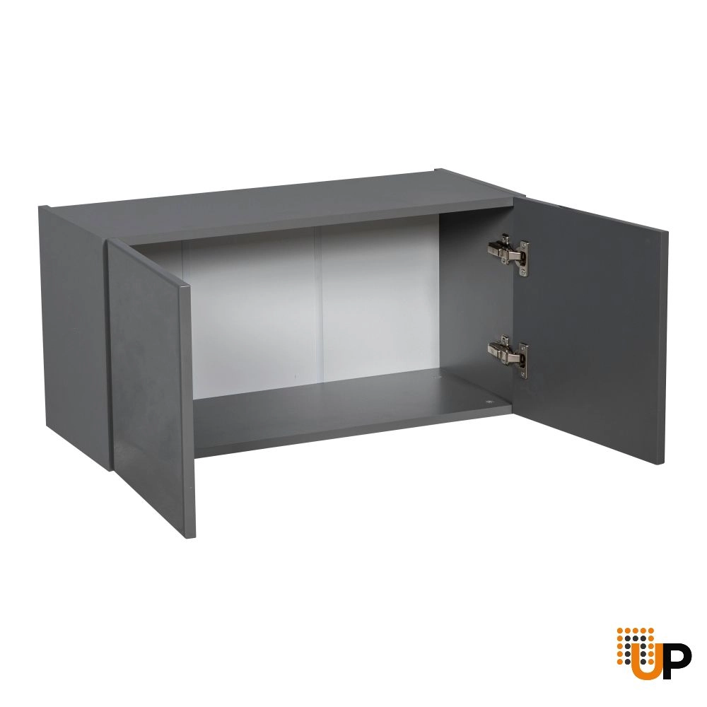 36" x 18" Wall Cabinet-Double Door-with Grey Gloss door photo#2