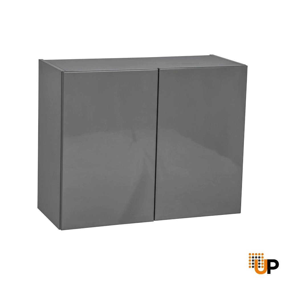 27" x 24" Wall Cabinet-Double Door-with Grey Gloss door photo#1