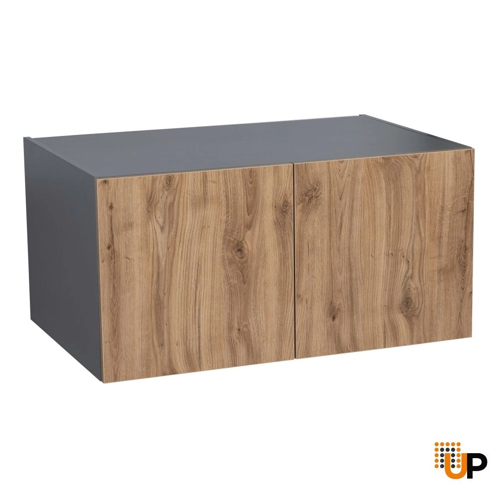 24" x 15" Wall Cabinet-Double Door-with Natural Teak door photo#1