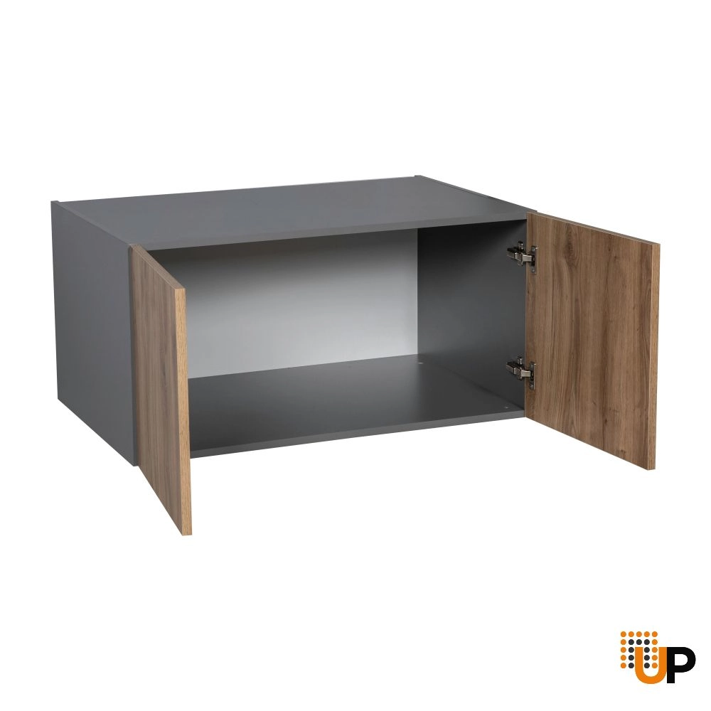 24" x 15" Wall Cabinet-Double Door-with Natural Teak door photo#2