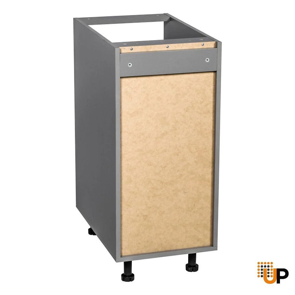 24" Base Cabinet High Single Door Grey photo#2