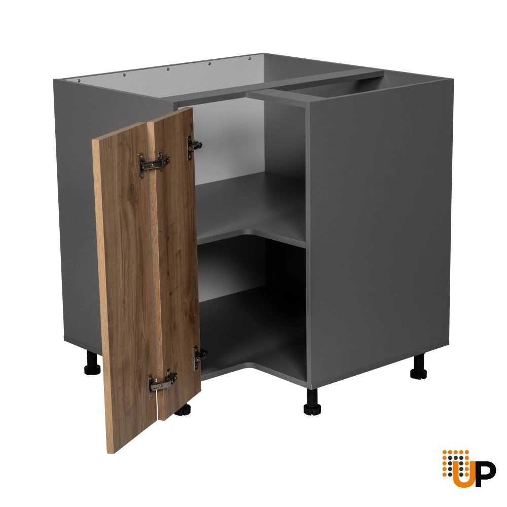 33" Base Easy Reach-Double Door-with Natural Teak door photo#2