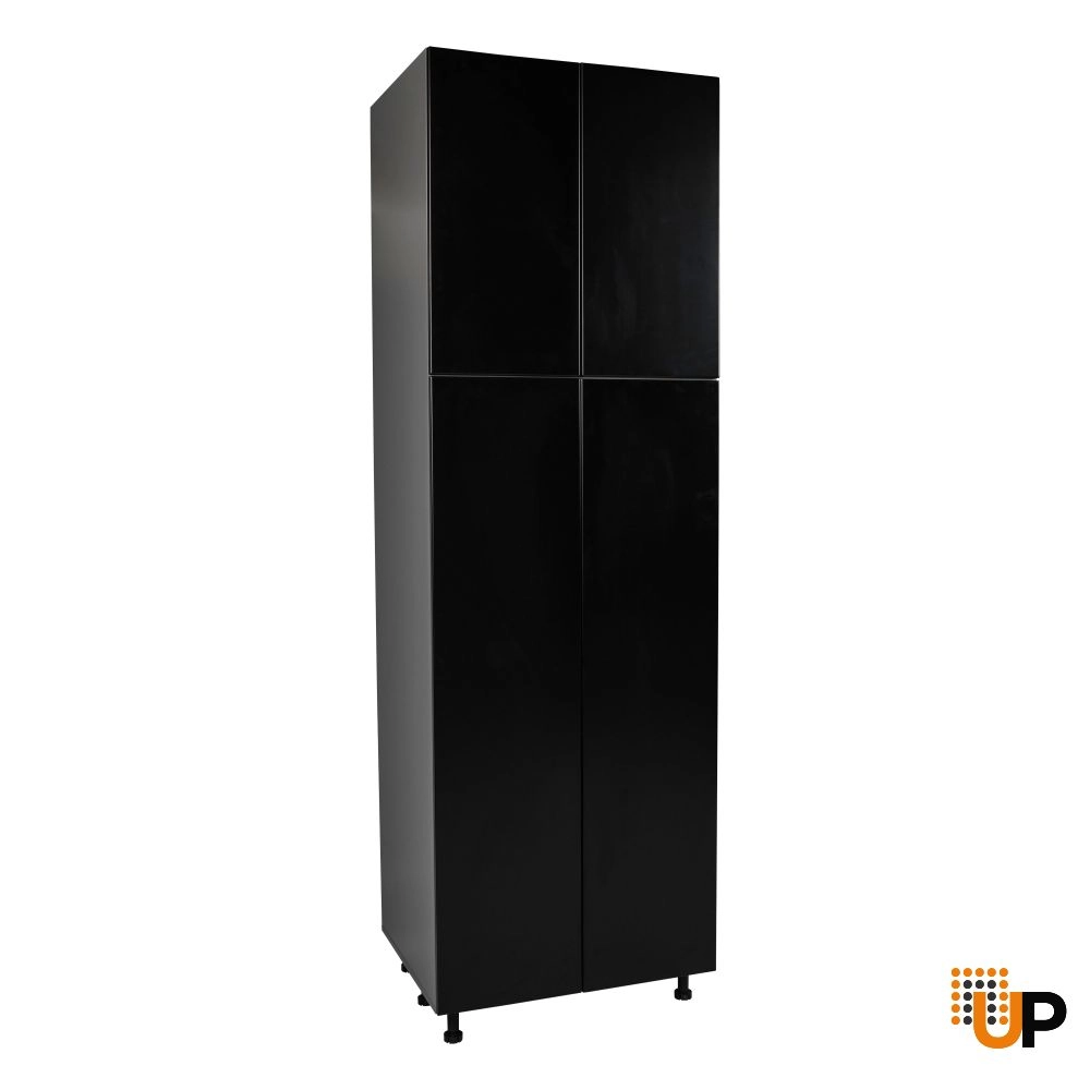 36" x 96" Utility Cabinet-Four Door-with Black Matte door photo#1