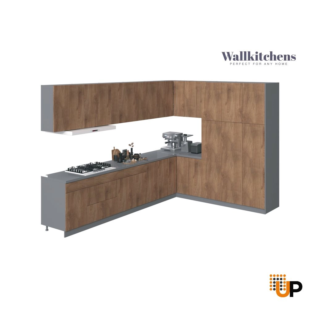 Kitchen Timeless Collection Natural Teak Color Base Size 12Ft Wide photo#1