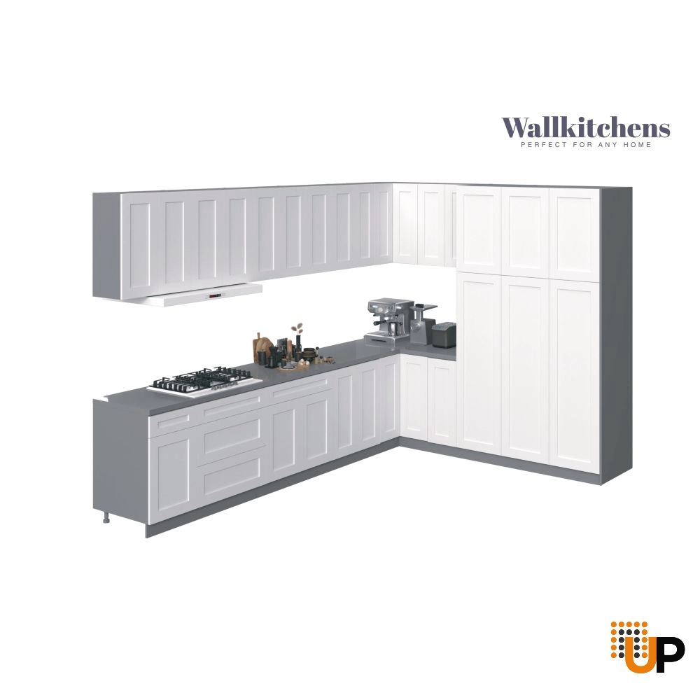 Kitchen Timeless Collection White Matte Color Base Size 12Ft Wide photo#1
