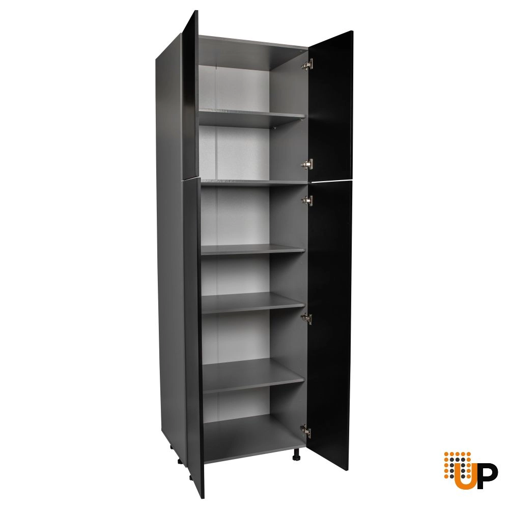 30" x 90" Utility Cabinet-Four Door-with Black Matte door photo#2