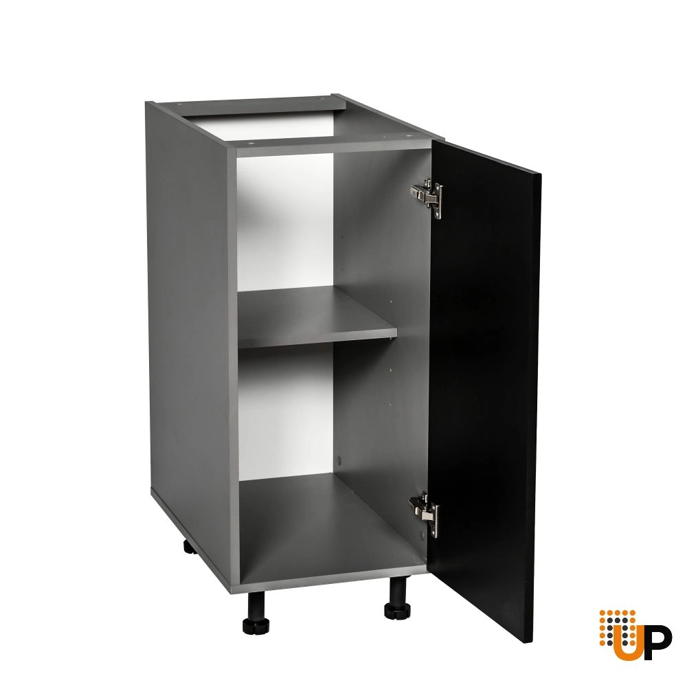 21" Base Cabinet High Single Door with Black Matte door photo#2