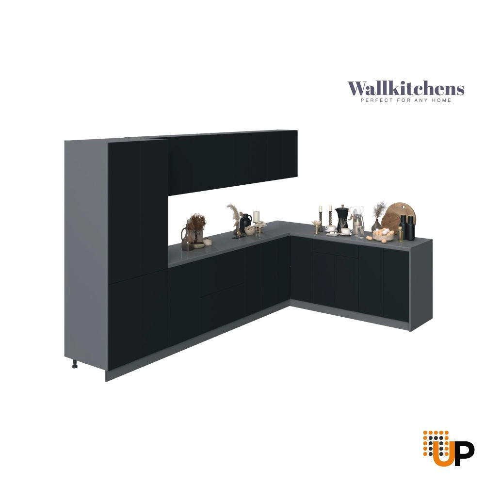 Kitchen Prestige Collection Black Color Base Size 11Ft Wide photo#1