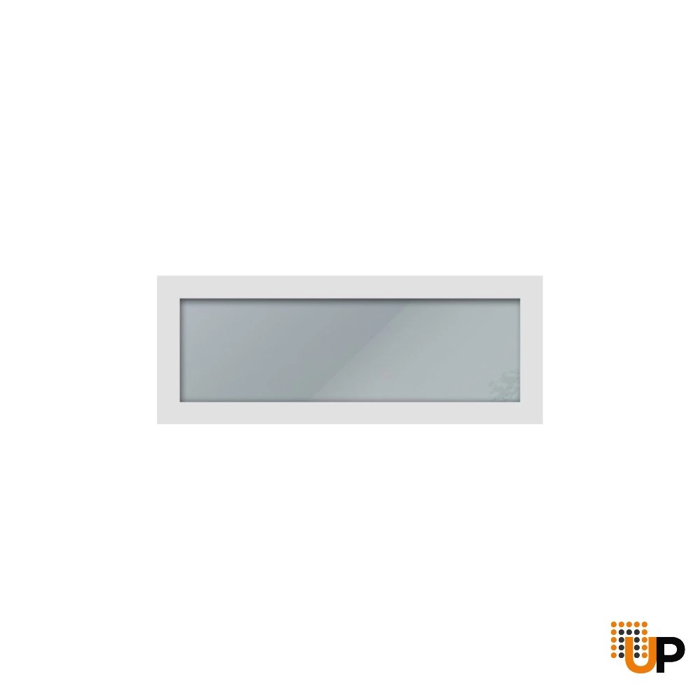 Metal Side Lite for Entry Door White, Mirrored/clear -38" x 16" photo#2