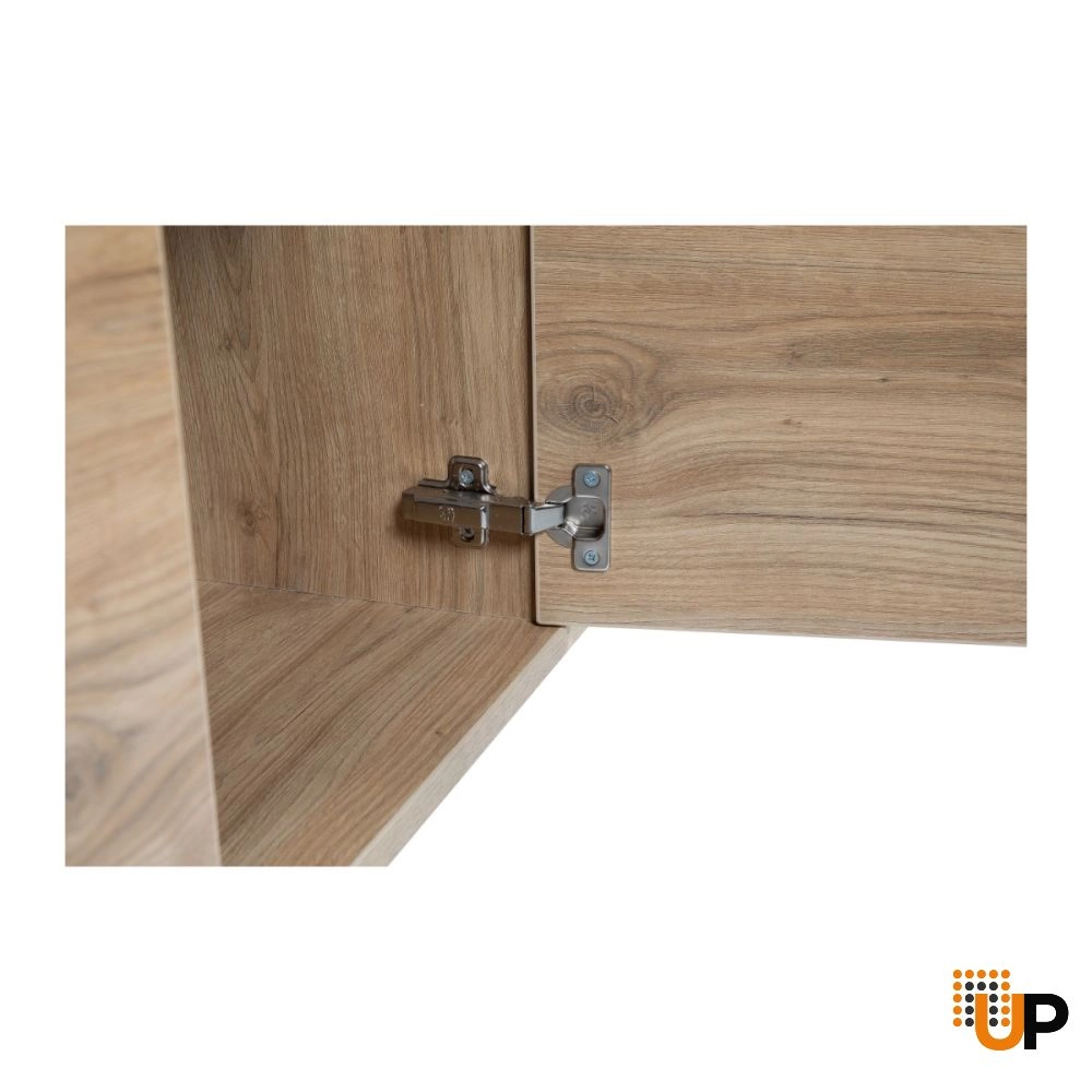 Modern Wall-Mounted Bathroom Vanity | Niagara Wall Mount Natural Teak Collection 48 | Non-Toxic Fire-Resistant MDF photo#9