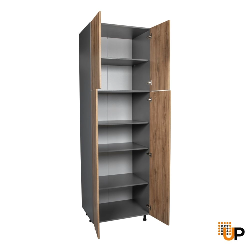 36" x 90" Utility Cabinet-Four Door-with Natural Teak door photo#2