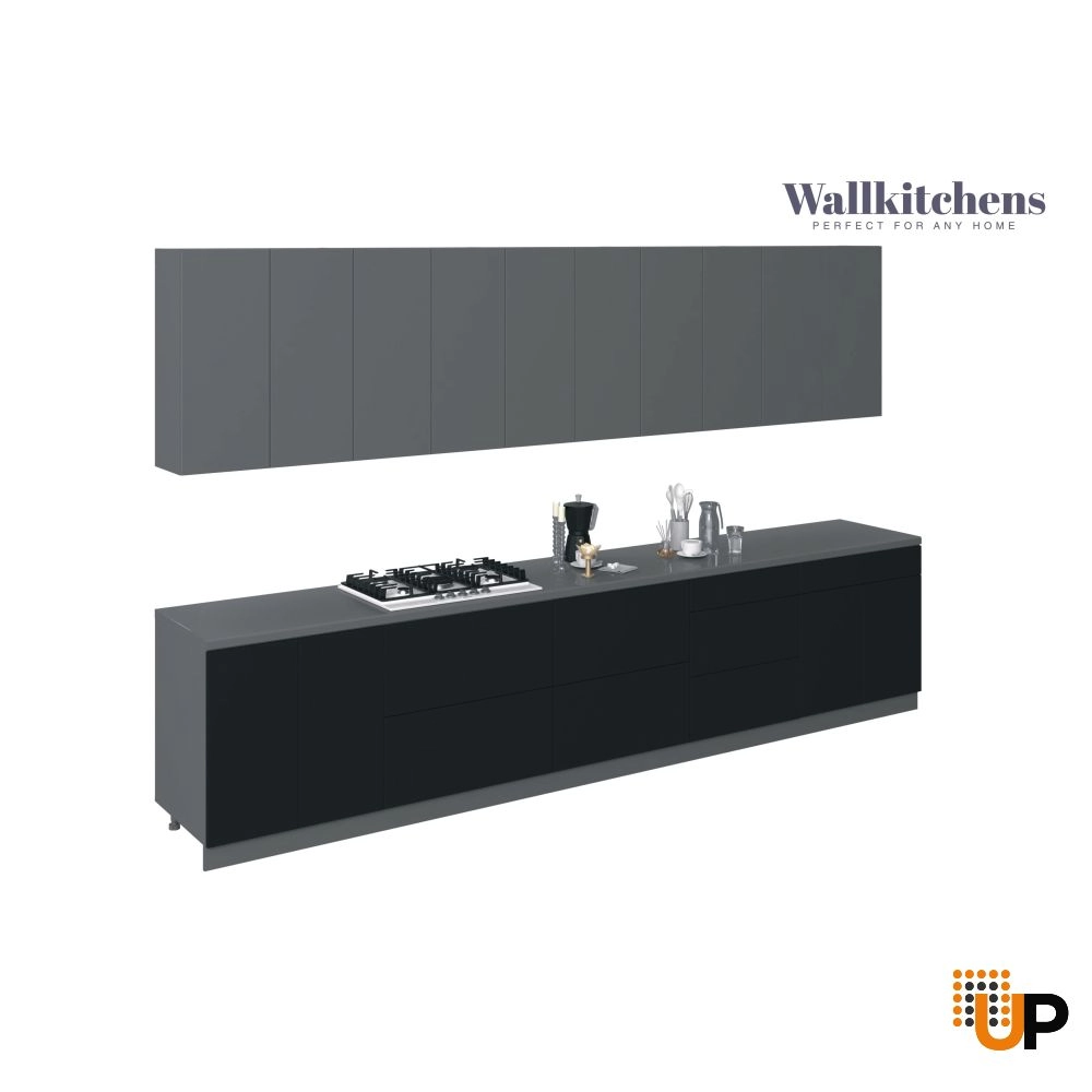 Kitchen Signature Collection Black & Gray Color Base Size 13Ft Wide photo#1