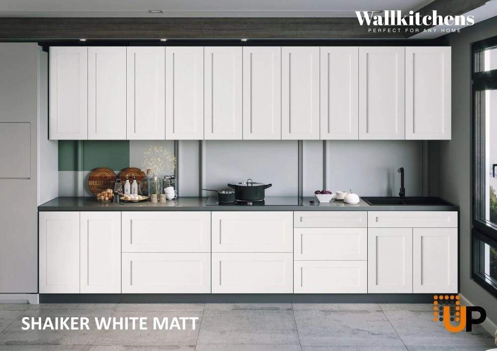 Kitchen Signature Collection White Matte Color Base Size 13Ft Wide photo#3