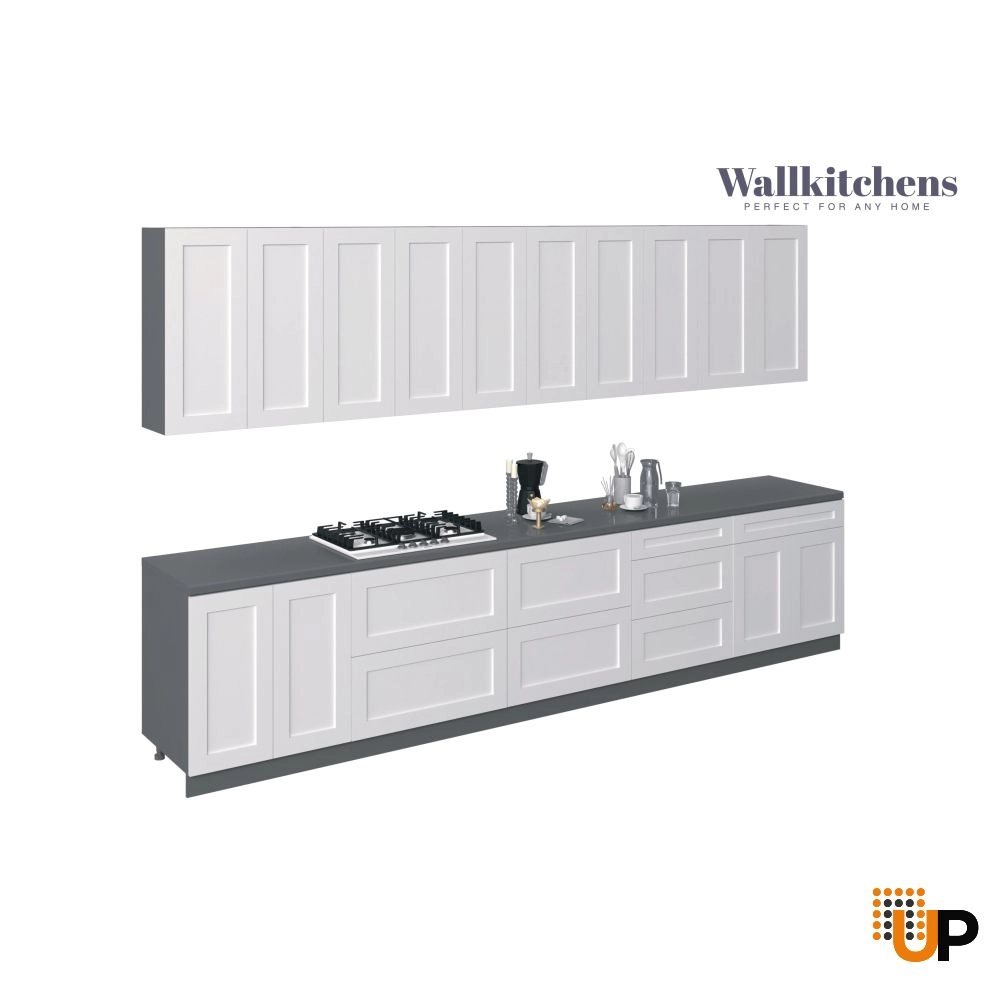 Kitchen Signature Collection White Matte Color Base Size 13Ft Wide photo#1