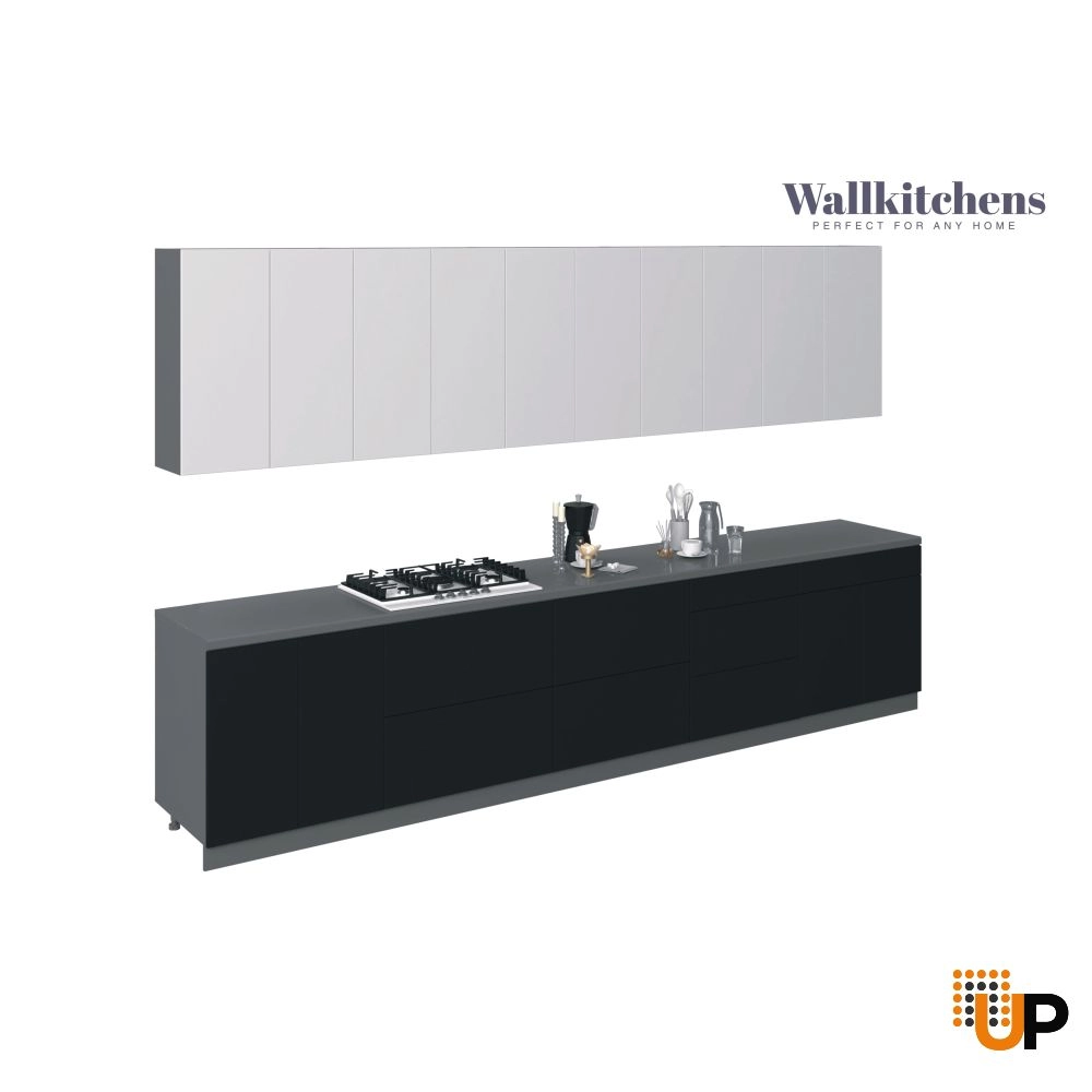 Kitchen Signature Collection Black & White Gloss Color Base Size 13Ft Wide photo#1