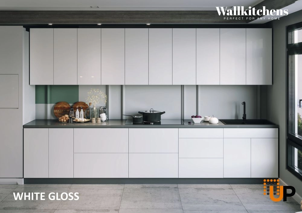 Kitchen Signature Collection White Gloss Color Base Size 13Ft Wide photo#3
