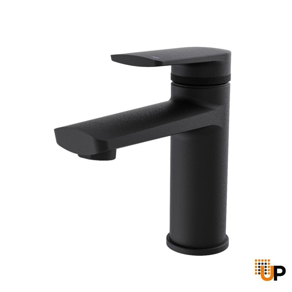 OPUS Bathroom Premium Quality Single Sink Faucet, Matte Black photo#1