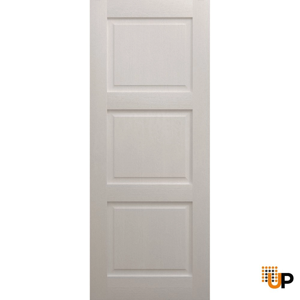 Single solid core interior door slab | Ego 5010  EGO Painted White Oak | 42 x 84 photo#1